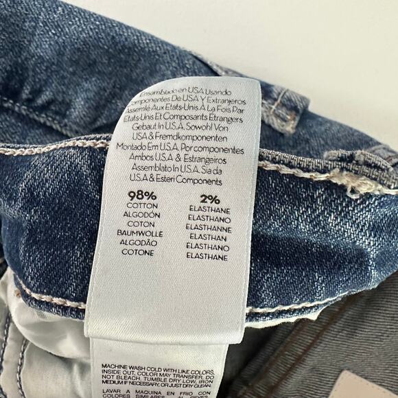 Mother The Hustler Sidewinder Jeans 27 Cowboys Don’t Cry Flare High Rise - Picture 6 of 14